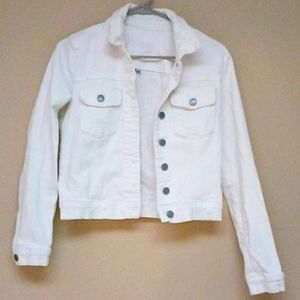 Kut from the Kloth white denim jacket